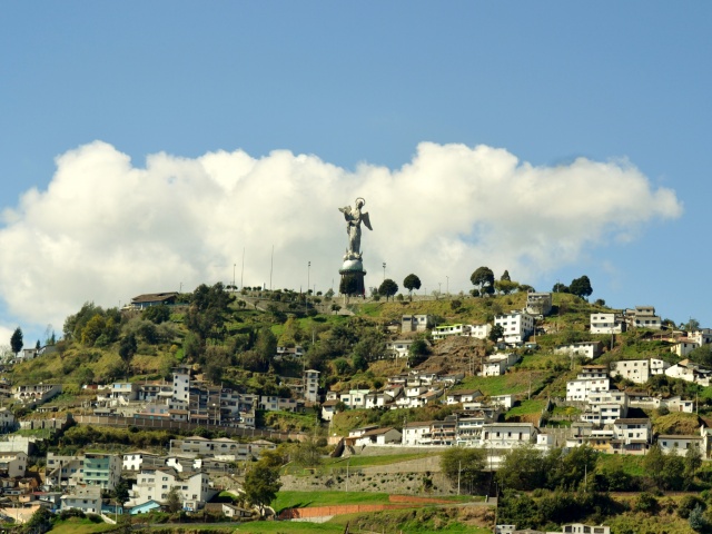 Blessed Virgin Statue, Quito, Ecuador