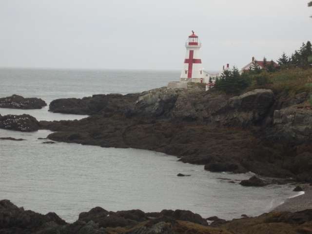 Head harbor lighthouse on Campobello Island