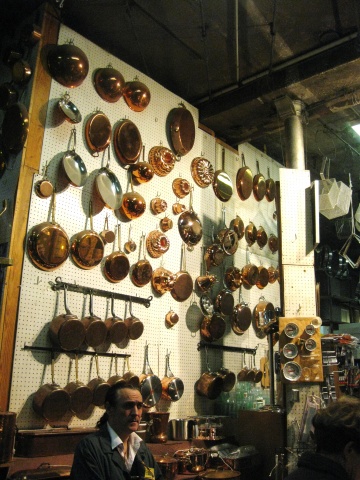 Copper Pans at E. Dehillerin