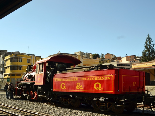 Steam locomotive train, Quito, Ecuador