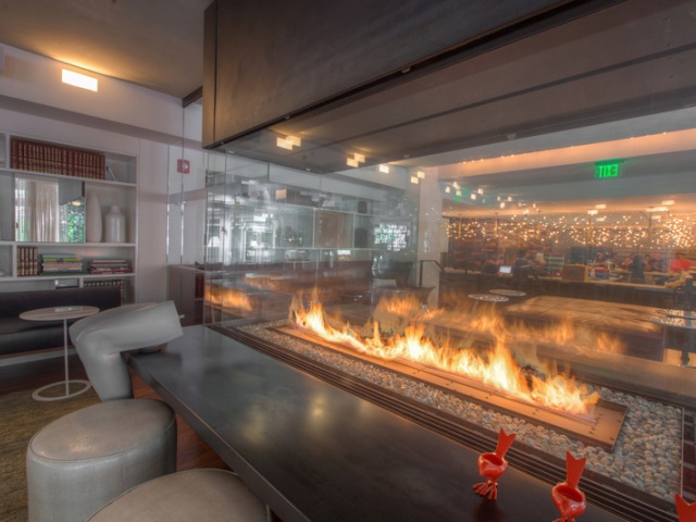The J House Restaurant - Cozy Fireplace