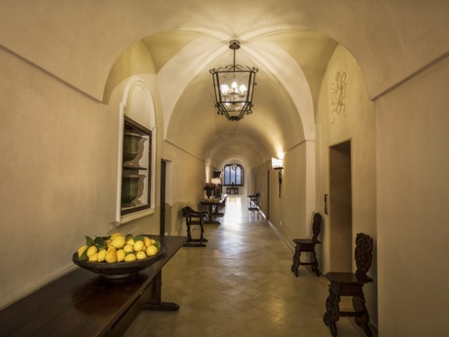 Monastero Santa Rosa Barrel Vaulted Hallways