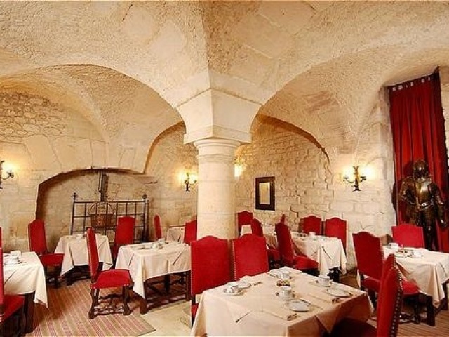The breakfast vaults at Relais Christine