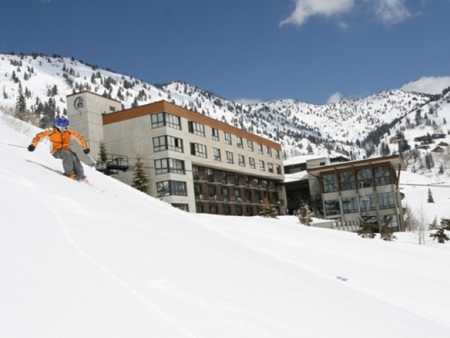 Alta's Rustler Lodge • Ski-In-Ski-Out Access