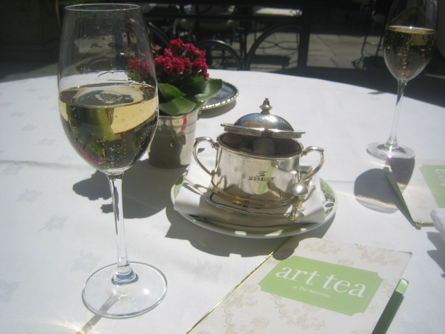 Bubbly at Tea Time-Merrion Hotel