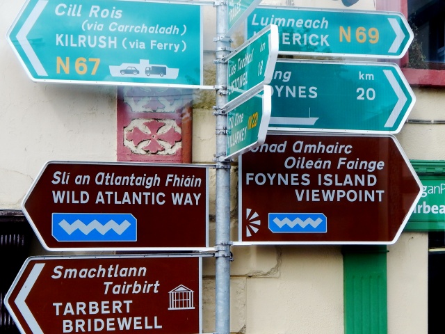 Irish street signs