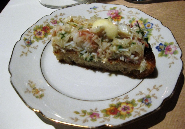 ABC Kitchen's Peekytoe Crab Toast