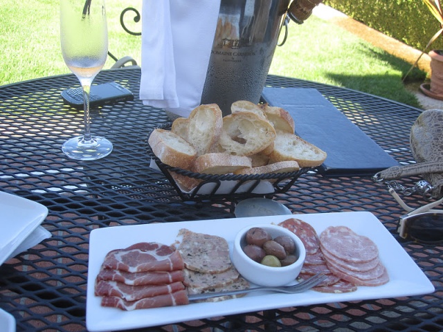 Charcuterie at Domaine Carneros