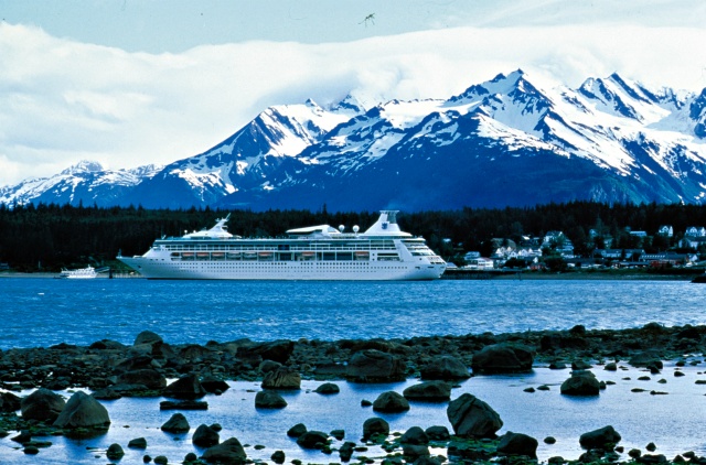 Rhapsody of the Seas in Alaska.